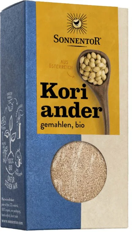 SONNENTOR Koriander gemahlen BIO 40g SONNENTOR Koriander gemahlen BIO 40g