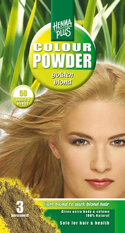HENNA Plus Color Powder 50 Goldblond 100g