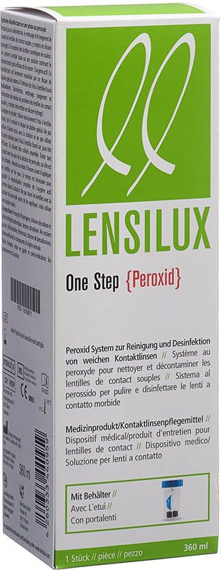 LENSILUX One Step Perox Platin +Katal Behälter 360ml
