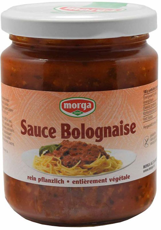 Morga Sauce Bolognaise mit Soja Bio Glas 250g