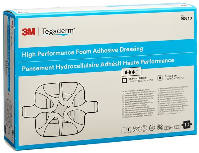 3M TEGADERM FOAM HP Schaumkompresse 5x5cm adhesive 10 Stück 3M TEGADERM FOAM HP Schaumkompresse 5x5cm adhesive 10 Stück
