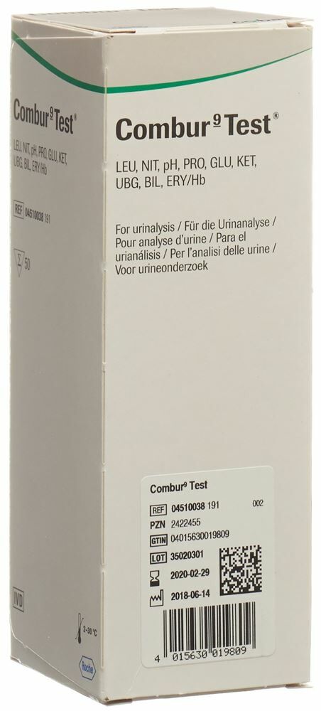 Combur 9 Test Streifen 50 Stück Combur 9 Test Streifen 50 Stück