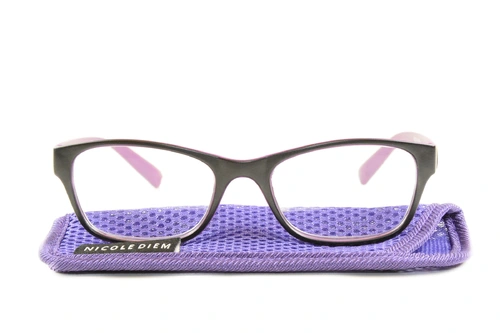 Nicole Diem Lesebrille Nico Purple Schwarz 2.5 dpt