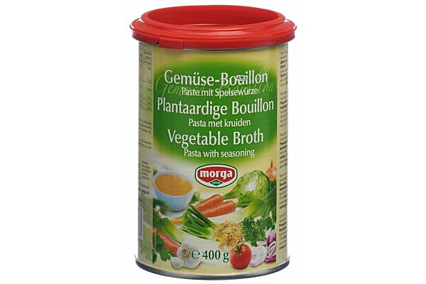 Morga Gemüse Bouillon Paste mit Speisewürze 400g Morga Gemüse Bouillon Paste mit Speisewürze 400g
