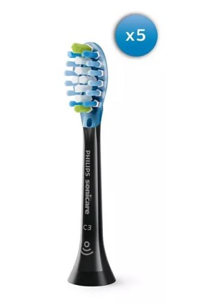 Philips Sonicare C3 Premium Plaque Def schwarz 5 Stück