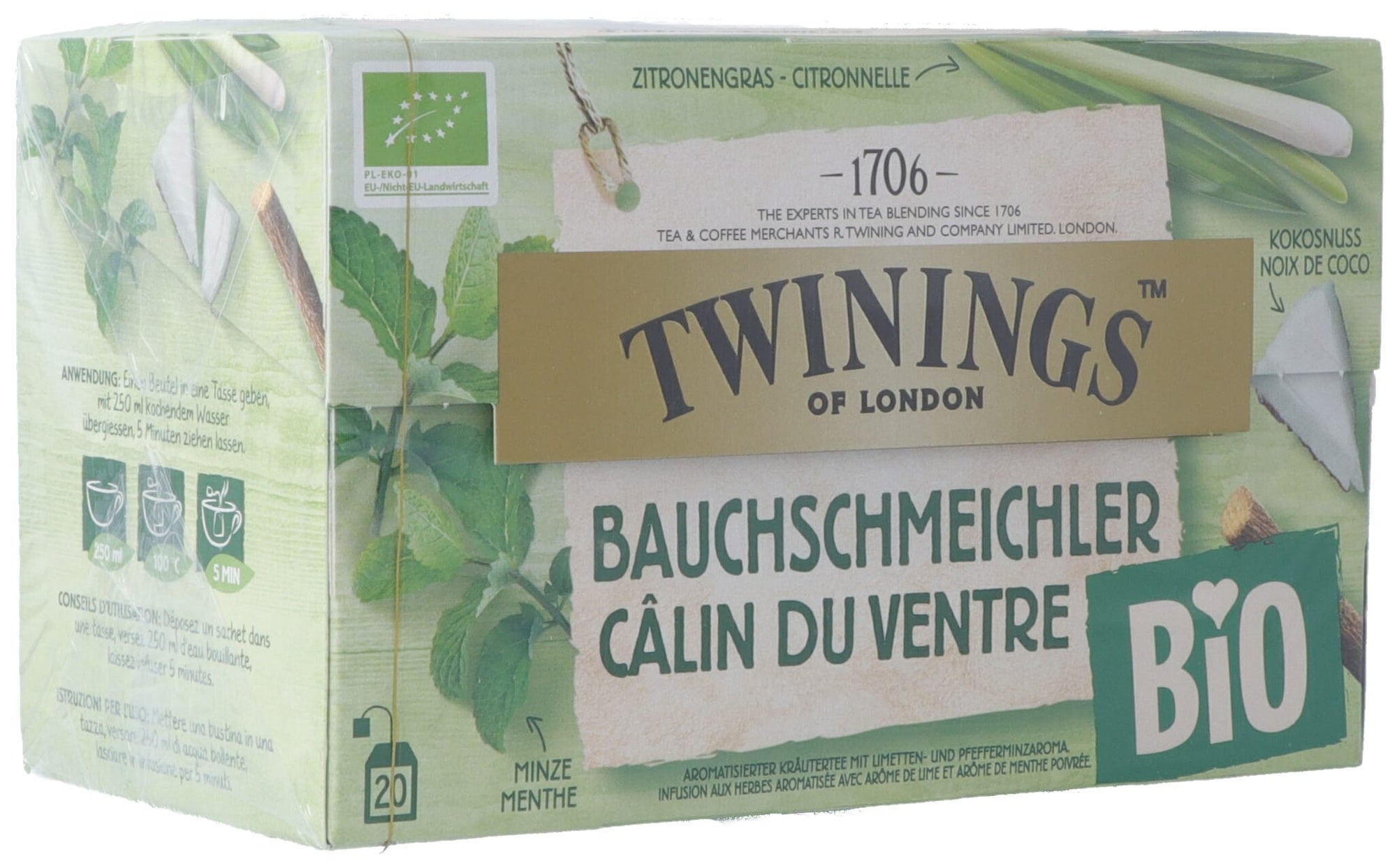 Twinings Bauchschmeichler Bio 20 x 1.7g Twinings Bauchschmeichler Bio 20 x 1.7g