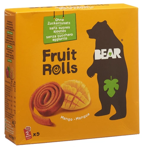 BEAR Fruit Rolls Mango 5 Beutel 20g