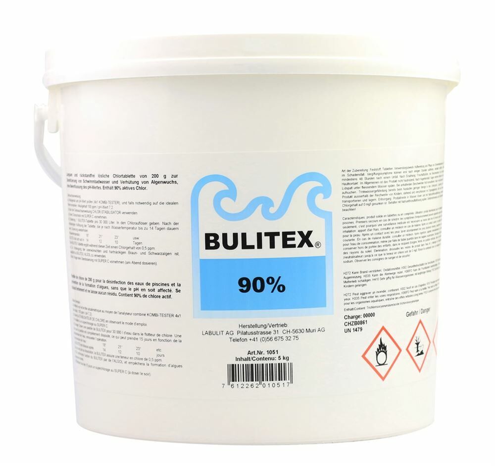 BULITEX Chlor-Tabletten 5kg BULITEX Chlor-Tabletten 5kg
