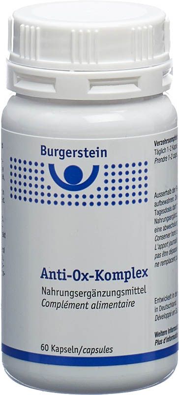 BURGERSTEIN Anti-Ox-Komplex Kapseln 60 Stück BURGERSTEIN Anti-Ox-Komplex Kapseln 60 Stück