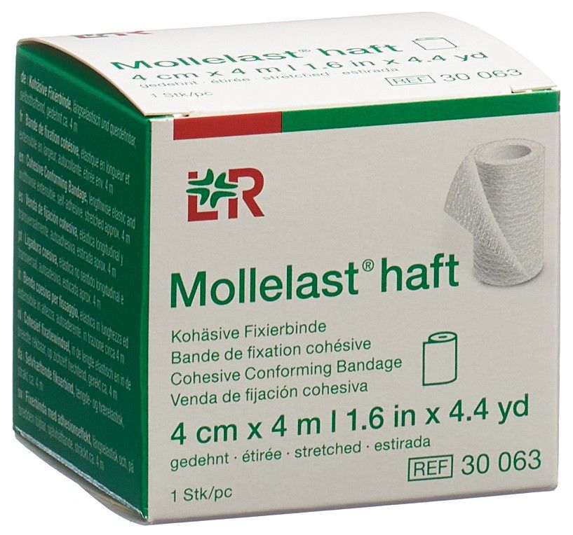 MOLLELAST haft Fixierbinde 4cmx4m weiss MOLLELAST haft Fixierbinde 4cmx4m weiss