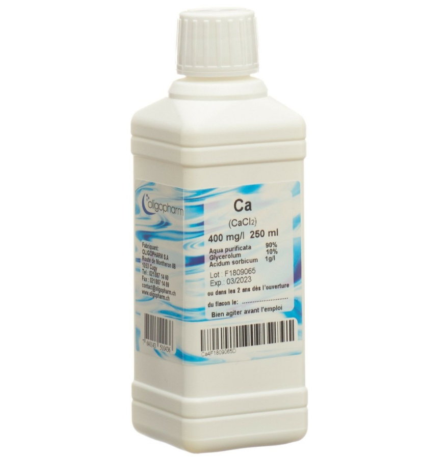 OLIGOPHARM Calcium Lös 400 mg/l 250ml