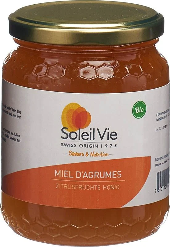 Soleil Vie Zitrusfrüchtehonig Bio 500g