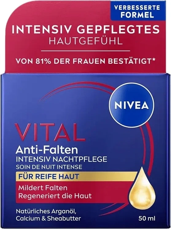 Nivea Vital Nachtpflege Anti-Falten Intensiv 50ml