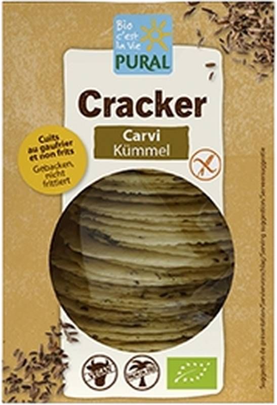 Pural Cräcker Kümmel glutenfrei 100g Pural Cräcker Kümmel glutenfrei 100g