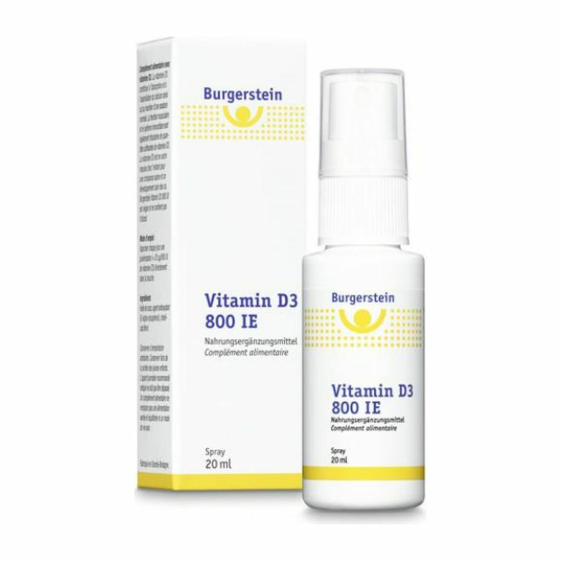 BURGERSTEIN Vitamin D3 800 IE Spray 20ml BURGERSTEIN Vitamin D3 800 IE Spray 20ml