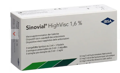 Sinovial HighVisc Inj Lös 1.6 % neu 3 Fertspr 2ml