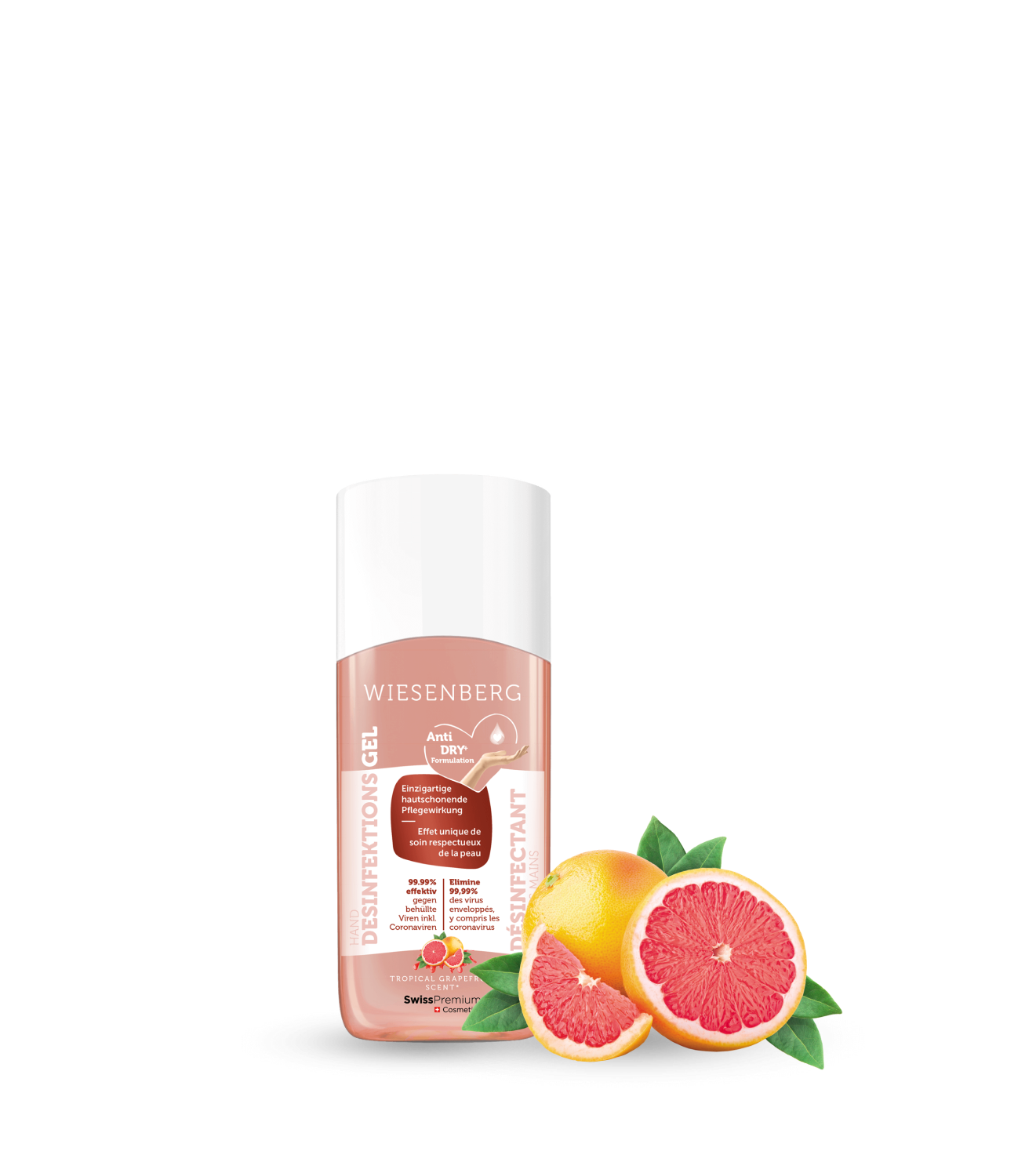 Wiesenberg Hand Desinfektion Gel Trop Grapefruit 50ml