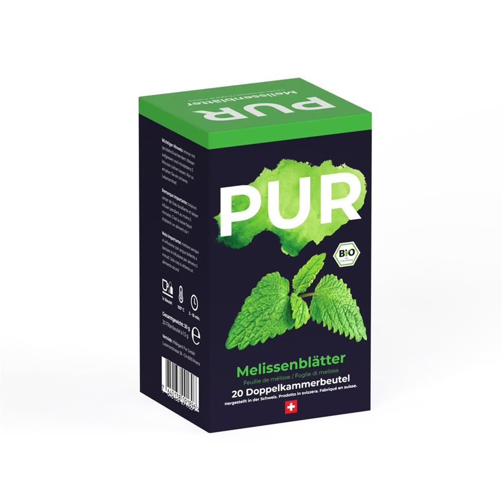 PUR Melissenblätter Tee Btl 20 Stück PUR Melissenblätter Tee Btl 20 Stück