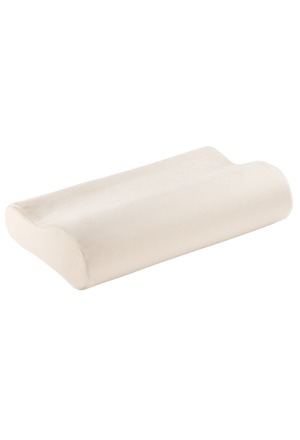 ELSA Nackenkissen 50x11cm Veloursbezug écru