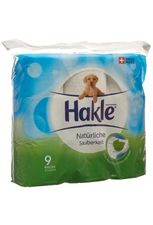 Hakle Natürliche Sauberkeit Toilettenpapier FSC 9 Stück