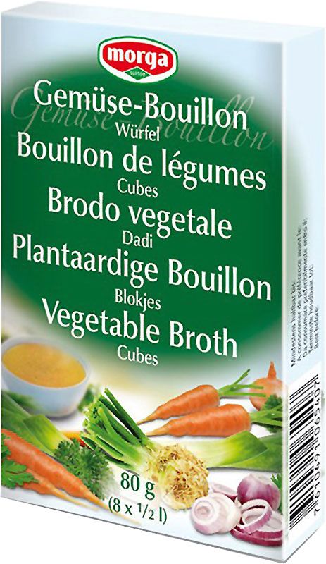 Morga Gemüse Bouillon Würfel 8 Stück Morga Gemüse Bouillon Würfel 8 Stück