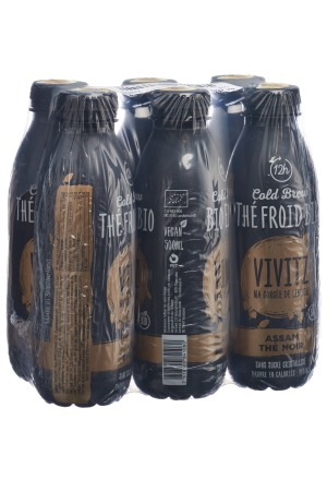 VIVITZ Bio Eistee Cold Brew Bla Tea 6 x 0.5lt