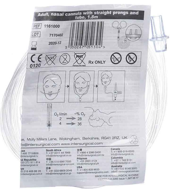 INTERSURGICAL Sauerstoff-Brille für Erwachsene
