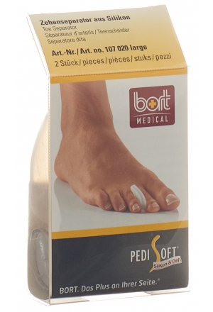 Bort PediSoft Zehenseparator L 2 Stück Bort PediSoft Zehenseparator L 2 Stück