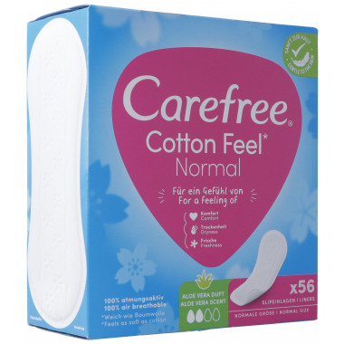 Carefree Cotton Feel Aloe 56 Stück Carefree Cotton Feel Aloe 56 Stück
