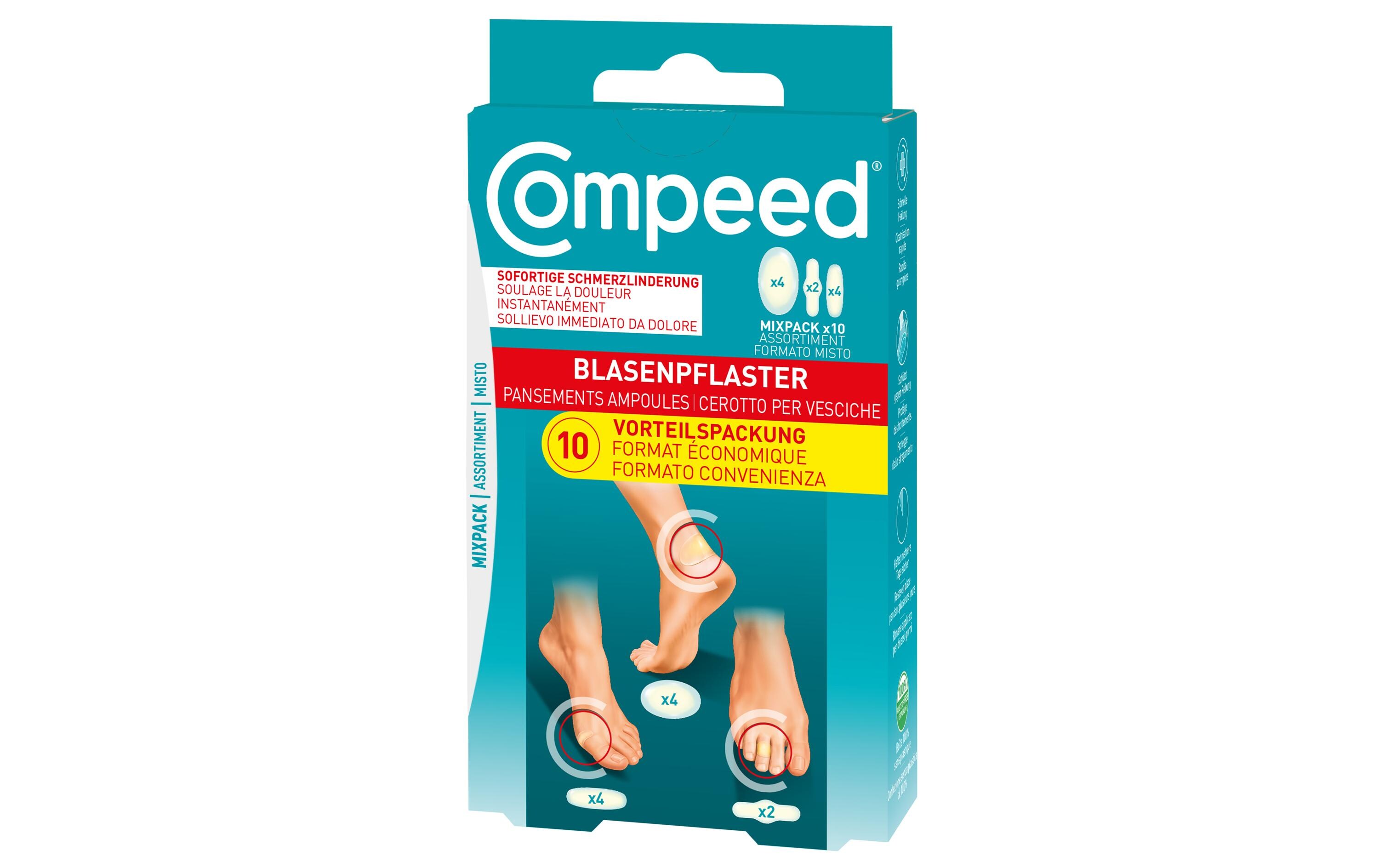 Compeed® Blasenpflaster Mix 10 Stück Compeed® Blasenpflaster Mix 10 Stück