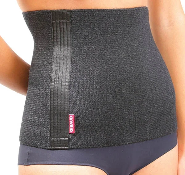 GIBAUD Chaleur Nierenwärmer XL 25 cm anthrazit