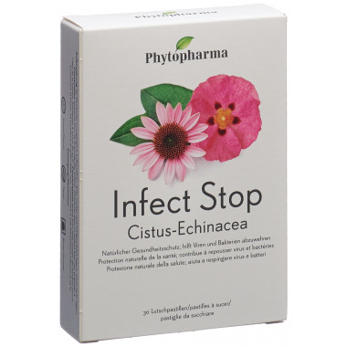 Phytopharma Infect Stop Lutschpastillen 30 Stück Phytopharma Infect Stop Lutschpastillen 30 Stück
