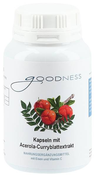 GOODNESS Eisen mit Vitamin C Kapseln 600 mg 90 Stück