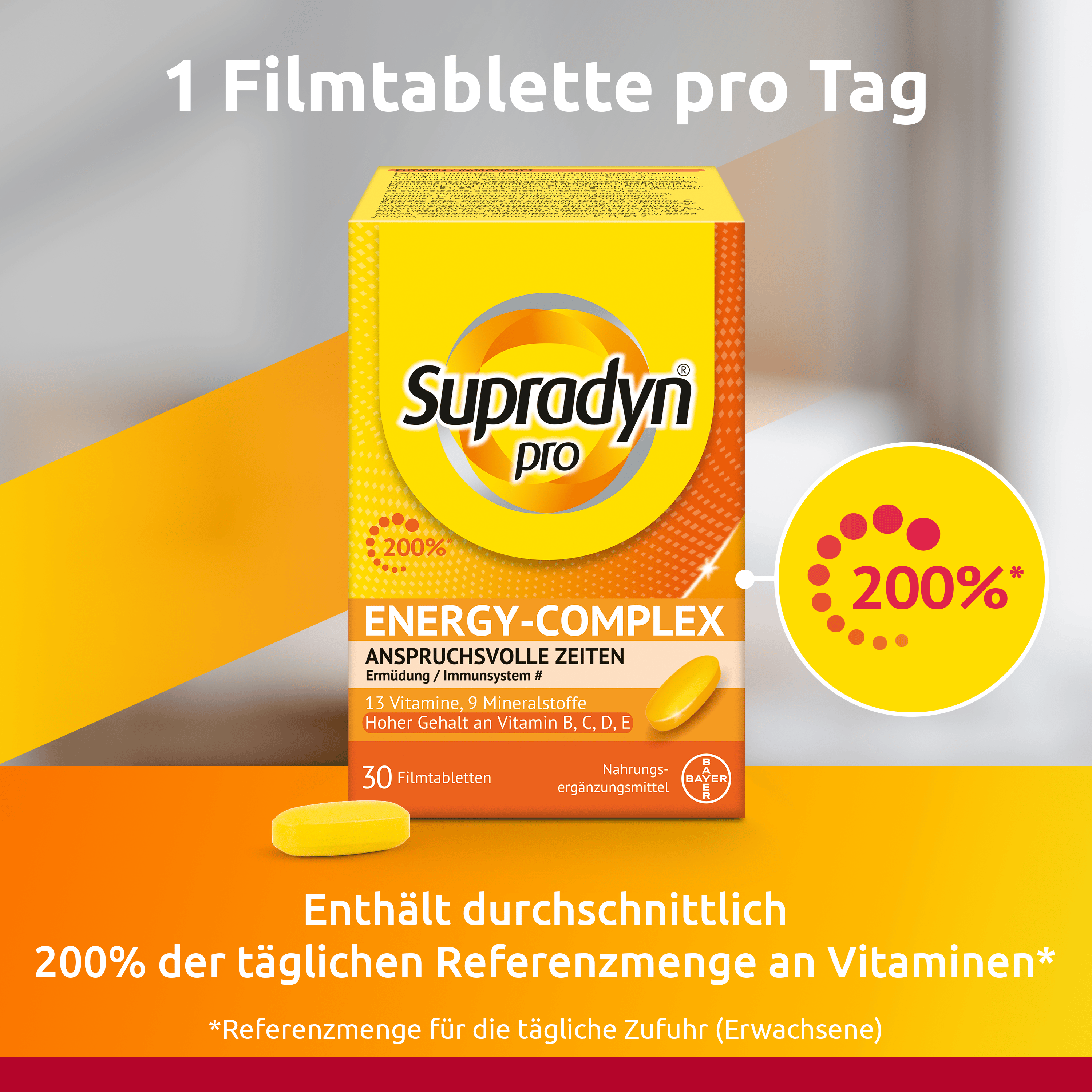 Supradyn® pro energy-complex Filmtabletten 30 Stück