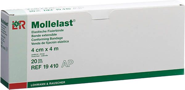 Mollelast Elastische Fixierbinde 4cmx4m weiss 20 Stück Mollelast Elastische Fixierbinde 4cmx4m weiss 20 Stück