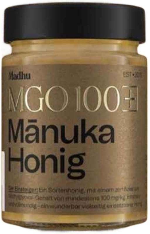 MADHU Manuka Honig MGO 100+ Glas 250g