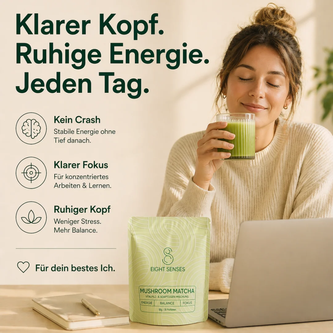 EIGHT SENSES Mushroom Matcha 60g