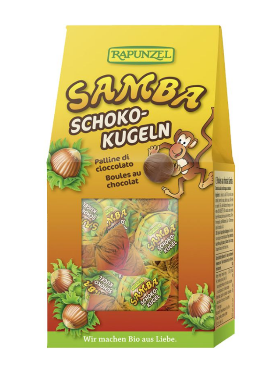Rapunzel Samba Schoko Kugeln Btl 96g Rapunzel Samba Schoko Kugeln Btl 96g