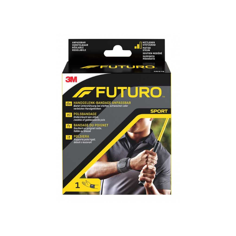 3M Futuro Sport Handgelenkbandage anpassbar schwarz 3M Futuro Sport Handgelenkbandage anpassbar schwarz