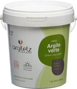 Argiletz Heilerde grün instant Paste Topf 1kg