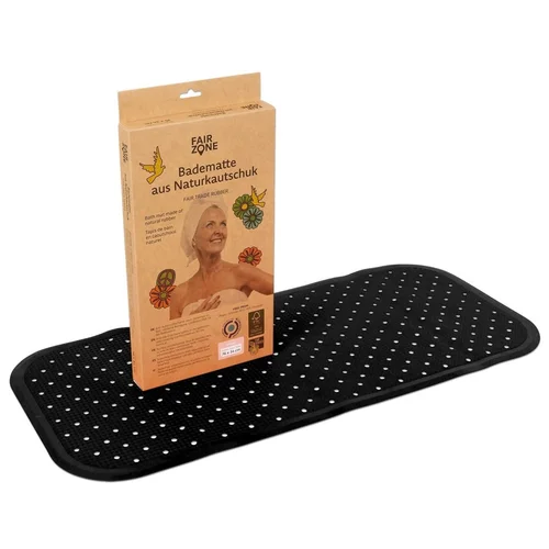 FAIR ZONE Badematte 76 x 34 cm black