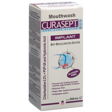Curasept ADS Implant Mouthwash 0.2 % Fl 200ml