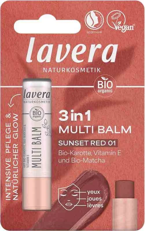 LAVERA Multi Balm 3in1 Sunset Red 4.9g