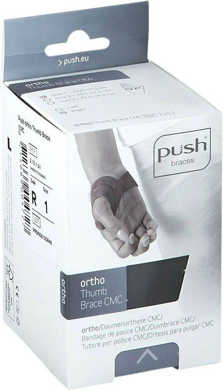 PUSH CMC Daumenorthese Gr2 19.5-22.5cm grau links