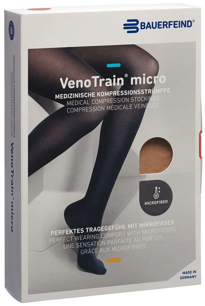 Bauerfeind VT MICRO AT KKL2 M p/l geschlossene Fussspitze creme