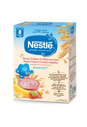 Nestlé Milchbrei Banane Erdbeere & Vollkorncerealien 8 Monate 450g