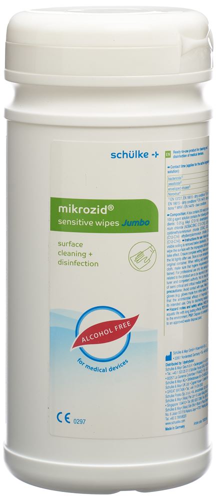 MIKROZID Sensitive wipes Jumbo (n) Ds 200 Stück