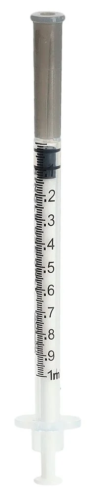 Sol-M Spritze m fixiert Nadel 1ml 27G 1/2 100 Stück