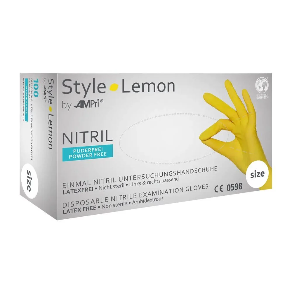 Ampri Nitril HS Style L Lemon Box 100 Stück