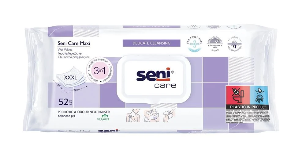 Seni Care Feuchttücher XXXL Maxi Btl 52 Stück